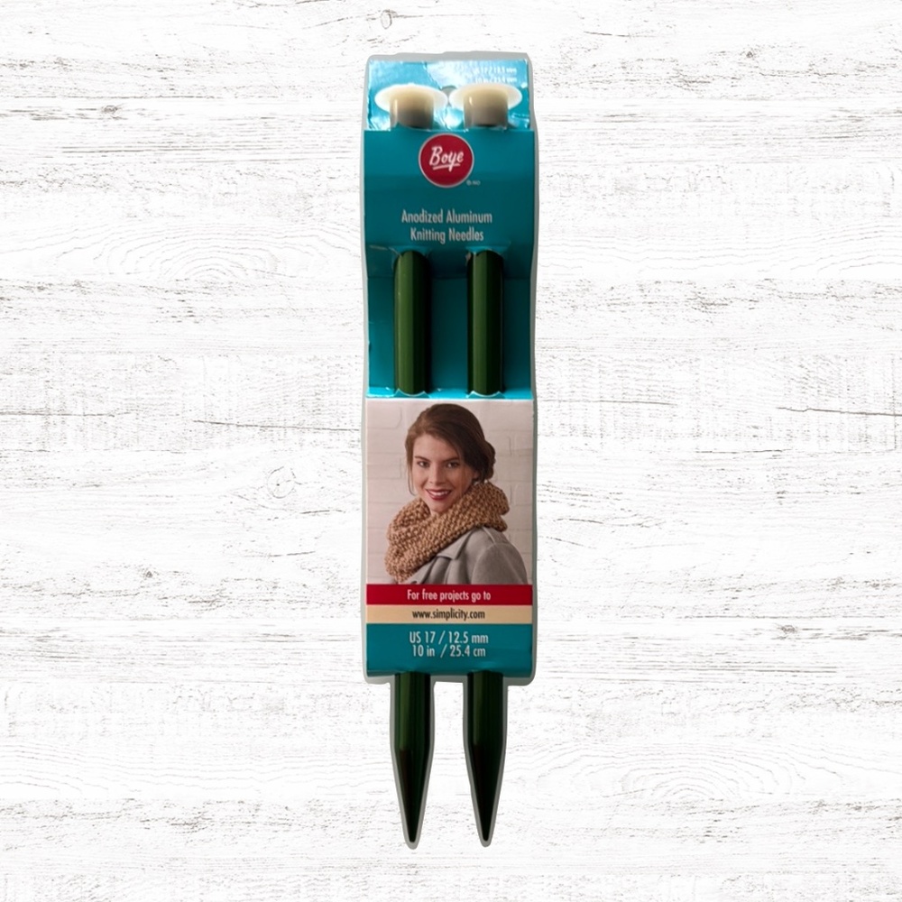 { Boye } - US17 Green Knitting Needles